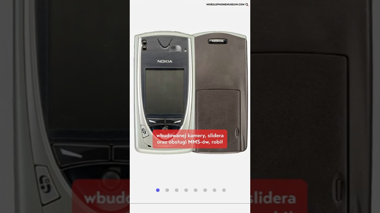NOKIA 7650 - telefon, kt&oacute;ry spopularyzował Symbiana #nokia #telefony #technologia #symbian