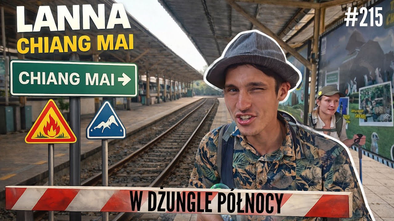 Tajski pociąg do Chiang Mai –  DŻUNGLA I PALONA TRAWA 