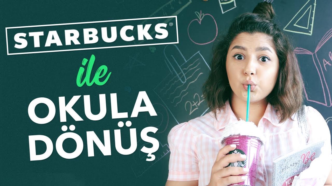 STARBUCKS İLE OKULA DÖNÜŞ  | KENDİN YAP
