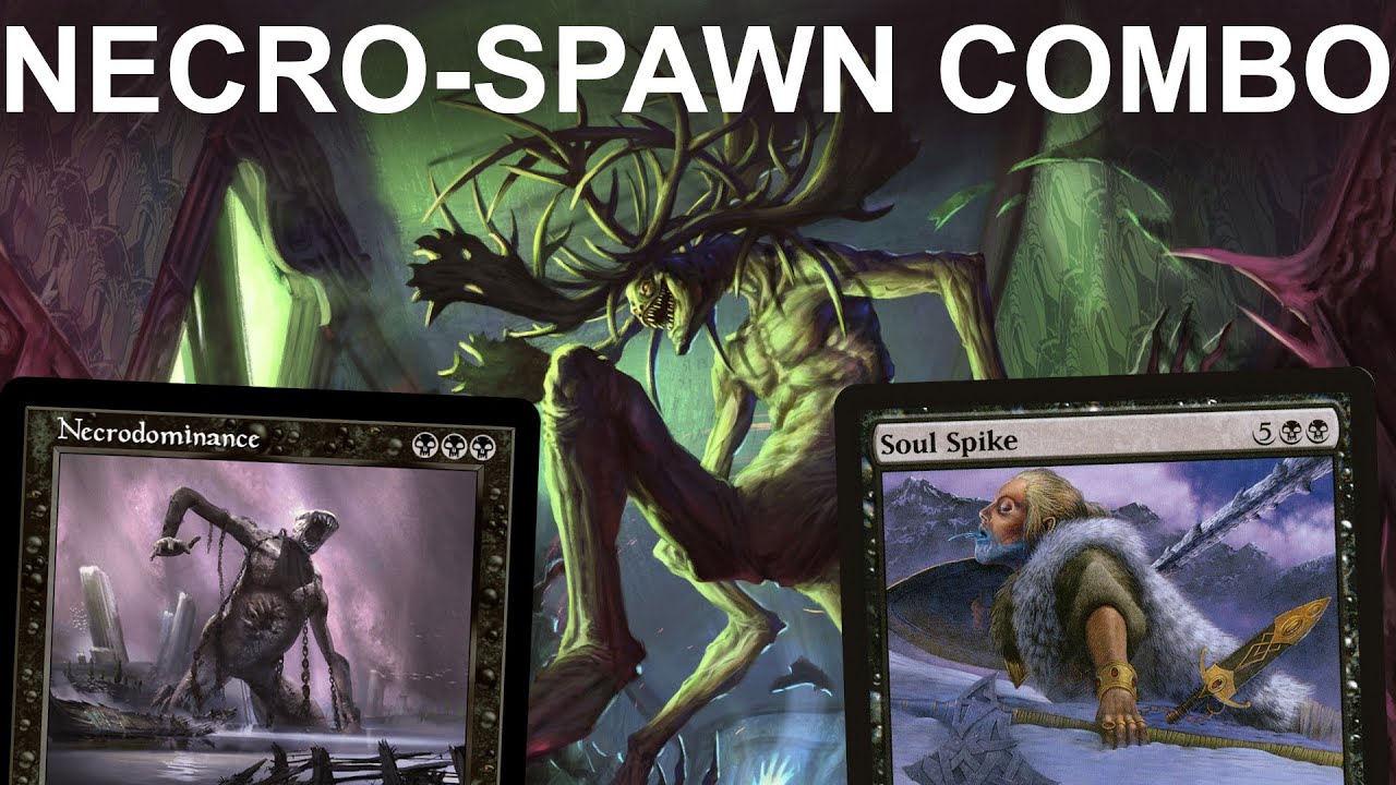 SPAWN DOMINATION! Legacy Mono-Black NecroSpawn Combo. Ancient Cellspawn Necrodominance MTG