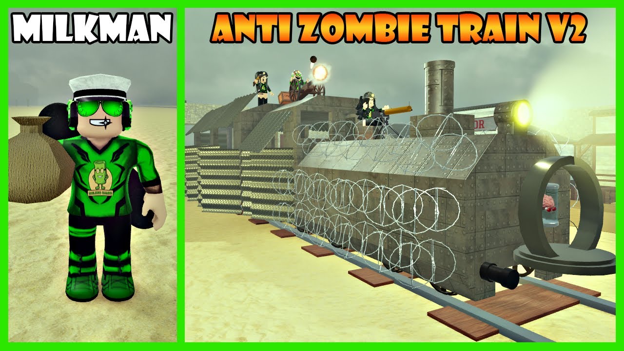 AMAZING! Aku Membuat Kereta Armor Berduri Anti Zombie - Roblox Dead Rails