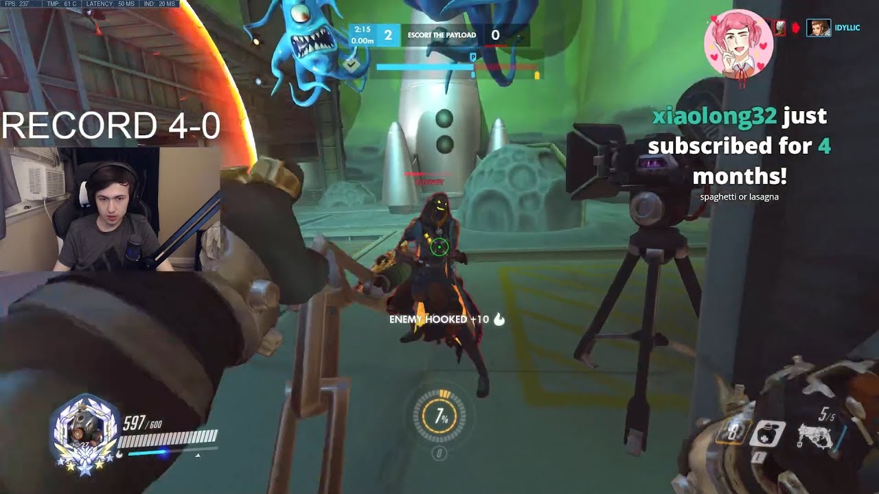 SUPER ROADHOG vs GALE + KEPHRII! GAMEPLAY OVERWATCH SEASON 33 TOP 500