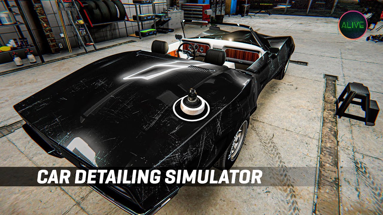 CAR DETAILING SIMULATOR - ПЕРВЫЙ ВЗГЛЯД