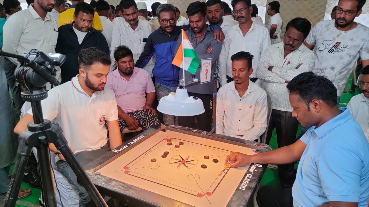 Quarter-Final | Omkar Tilak (Mumbai) Vs M. A. Hakeem (BSNL) | Open Carrom Tournament Kolhapur