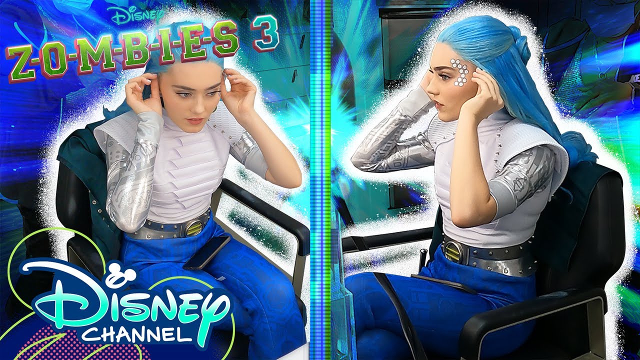 Becoming Addison | Meg Donnelly Hair & Makeup Timelapse | ZOMBIES 3 | BTS | @disneychannelmusic