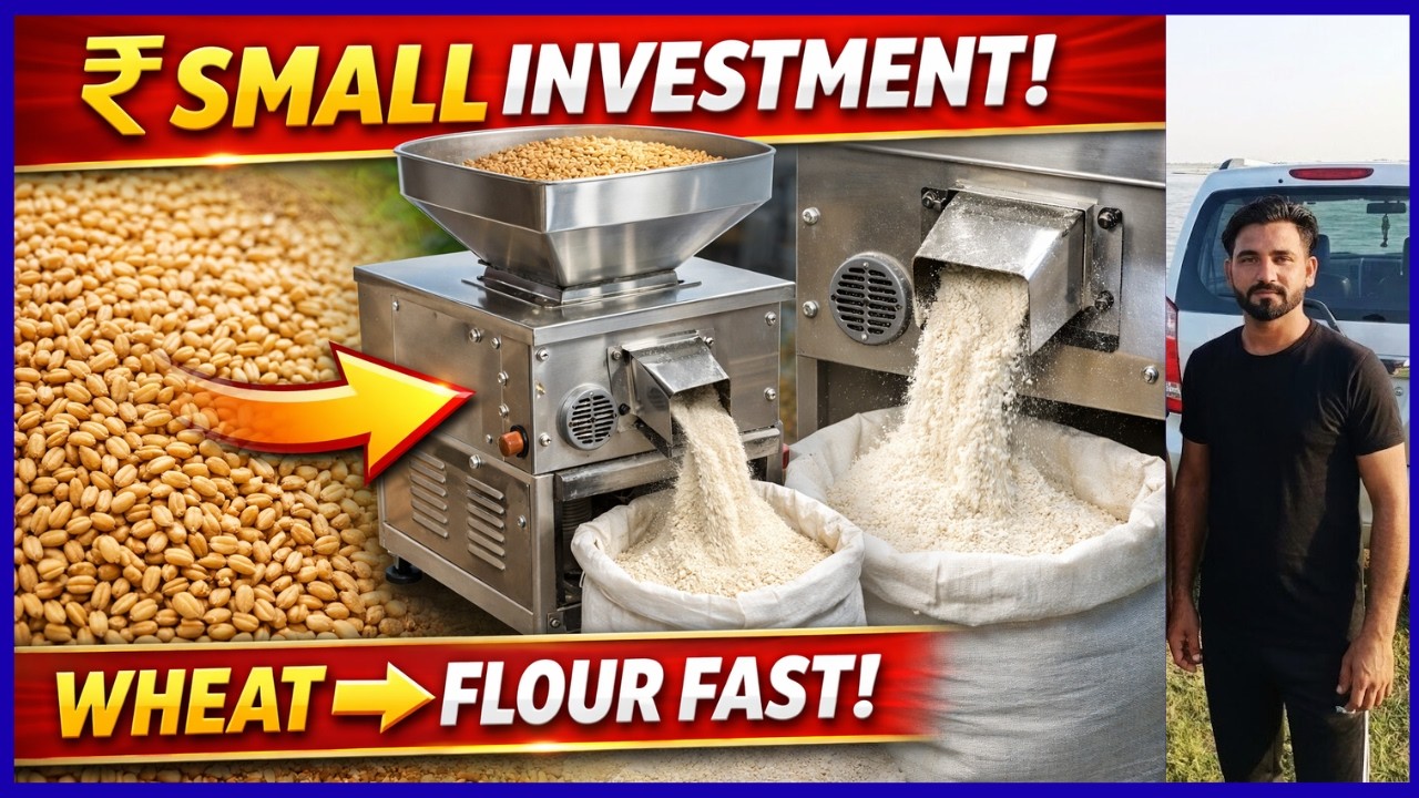 Wheat to Flour in Minutes! 🔥 Automatic Atta Chakki Machine Review 2026