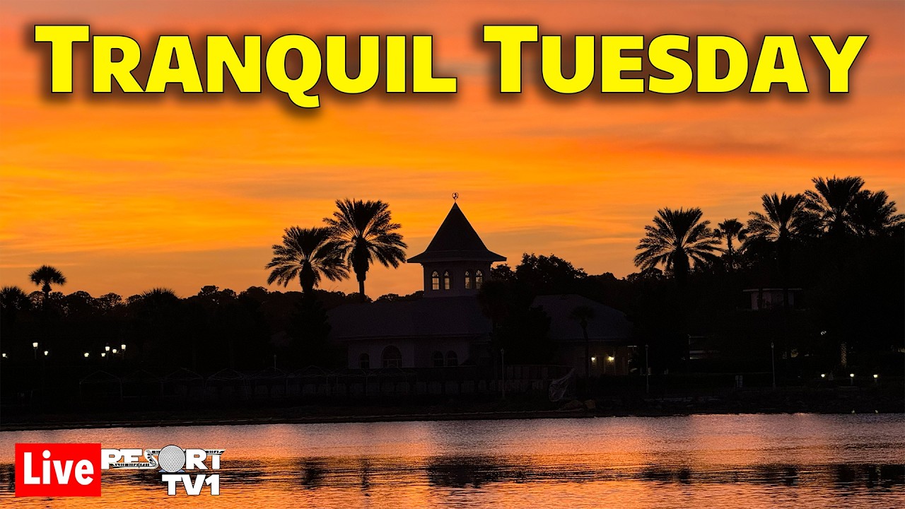 🔴Live: Tranquil Tuesday - Magic Kingdom & Riding Boats around the Resorts - 3-31-26