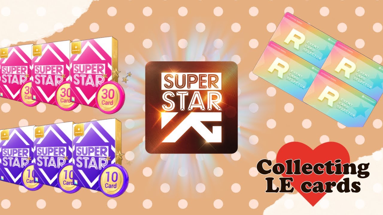 Collecting and buying LE cards  🥹❤️✨ {Superstar YG
