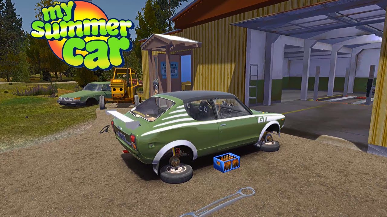 MONTAŻ CZĘŚCI GT - MALOWANIE SATSUMY - My Summer Car #48 | Radex