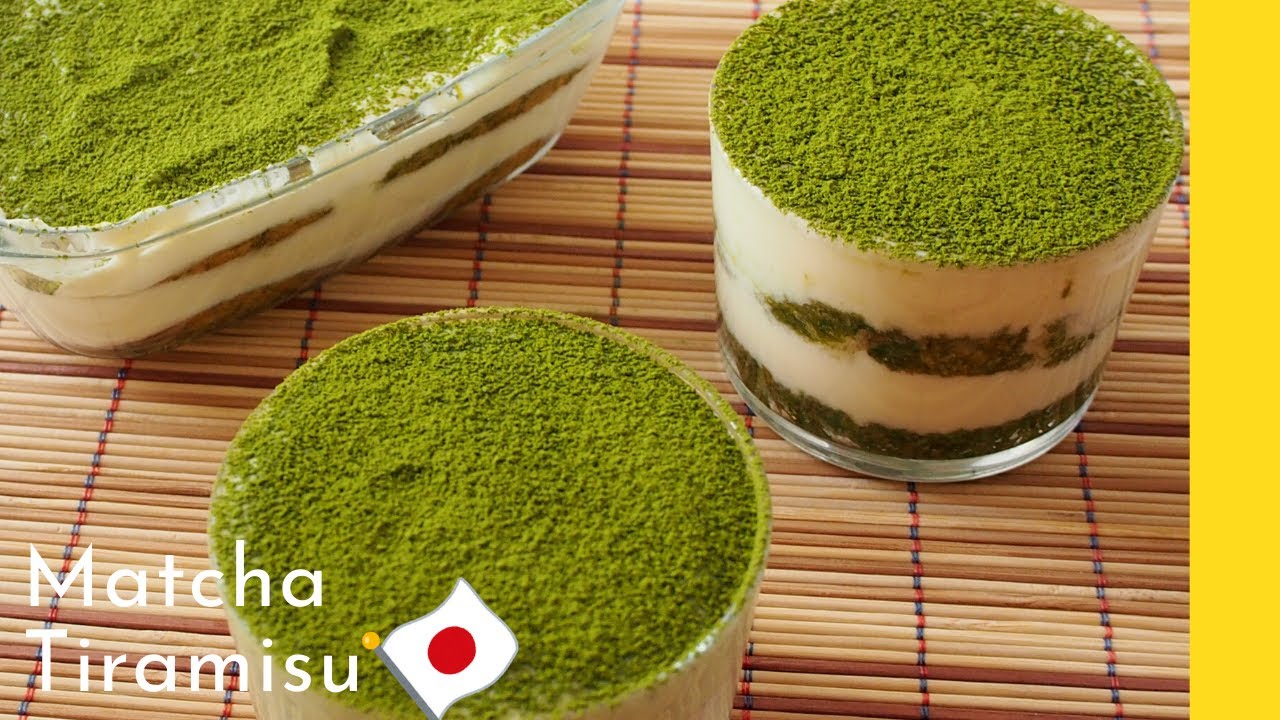 Matcha tiramisu (t&eacute; verde )Postre de japon&eacute;s |Recetas faciles