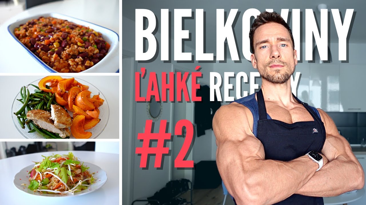 Recepty s vysokým obsahom bielkovín part 2 | Ľahké a rýchle jedlá | FITKOUČING