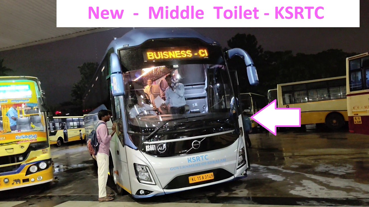 New Executive Class KSRTC Bus with Toilet