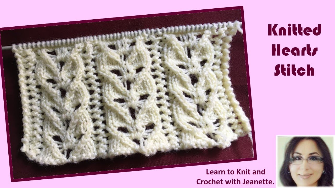 Knitted Hearts Stitch