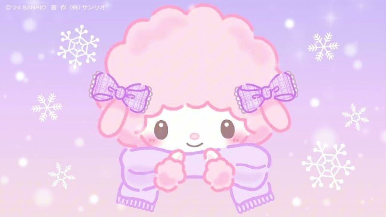 🎀my sweet piano's snow day playlist❄️| cute kawaii sanrio lofi playlist to study, chill, + relax to💗