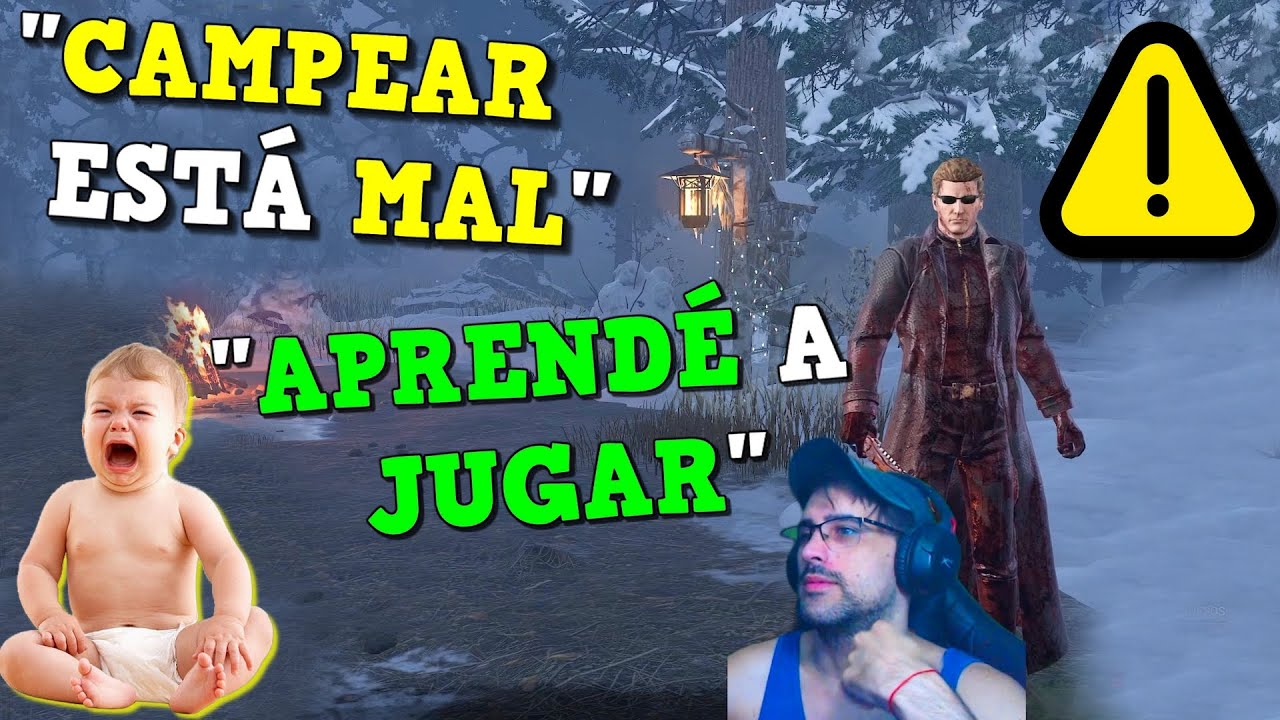 SURVIVOR LLORÓN dice que CAMPEAR ESTÁ MAL y LE CERRAMOS BIEN el ORT0 por PETE en Dead by Daylight
