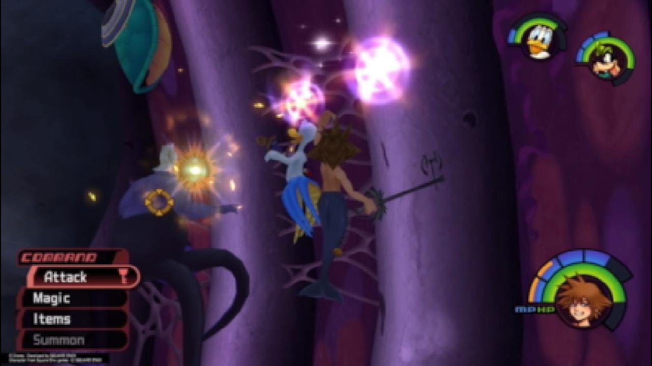 Kingdom Hearts 1.5 Ursula Boss Battle 01272026