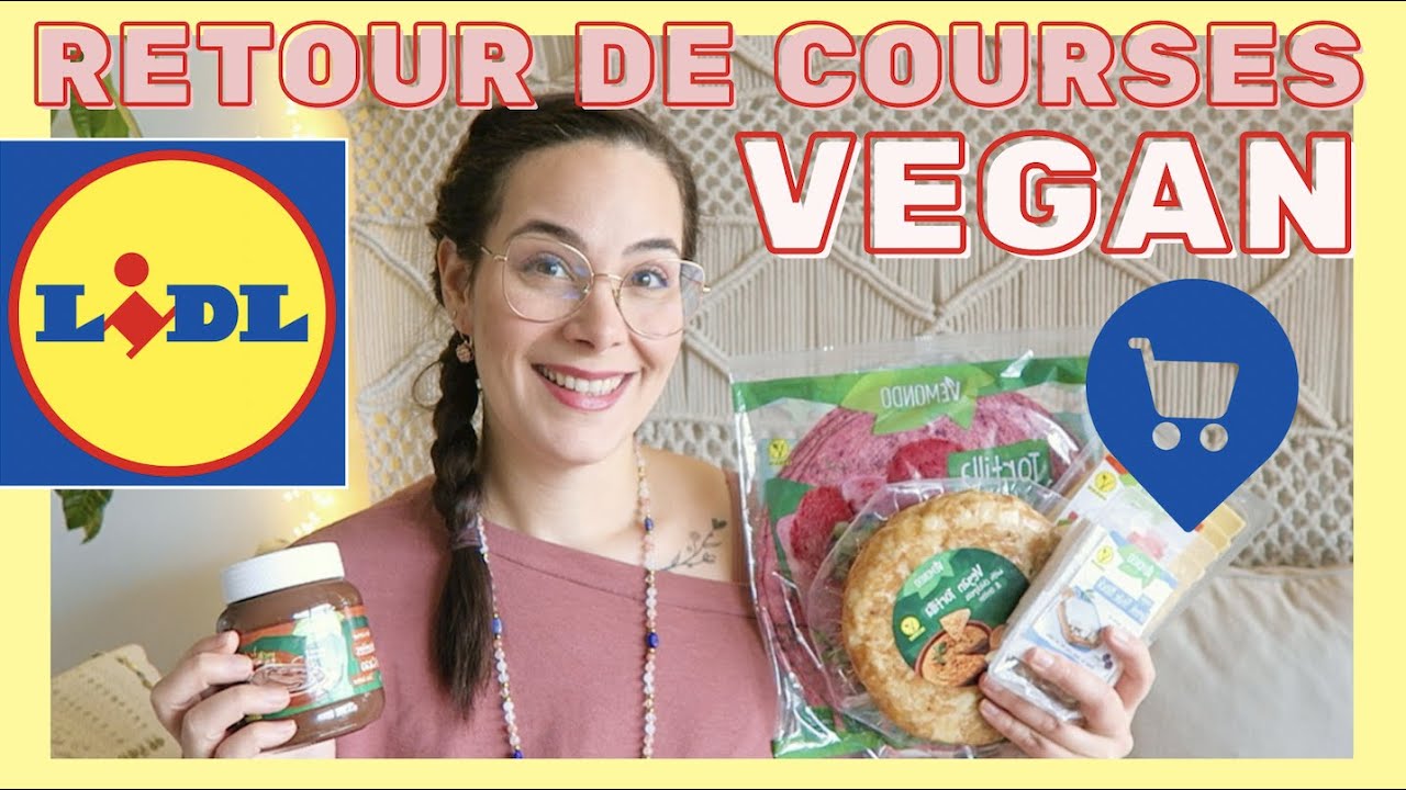 RETOUR DE COURSES + DEGUSTATION : Nouveauté vegan chez Lidl !