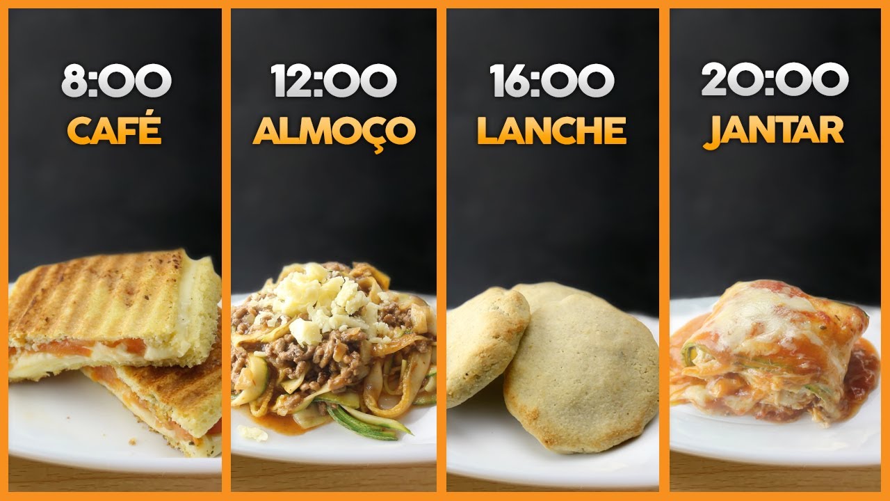 IDEIA DE CARDÁPIO LOW CARB COMPLETO! | Super Saudável!