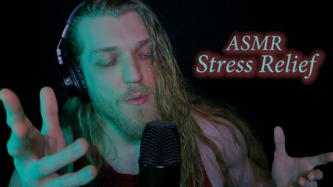 ASMR избавит вас от стресса | Звуки дыхания, хриплый шёпот и глубокий мужской голос 🌬️🍃