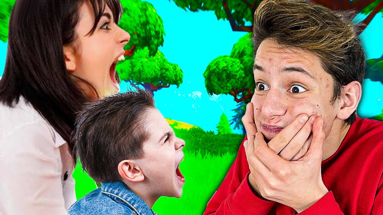 MAMMA del BIMBO PAZZO si ARRABBIA perch&egrave; NON lo faccio ENTRARE nel TEAM BLAZE 😡 Fortnite Provini Cap