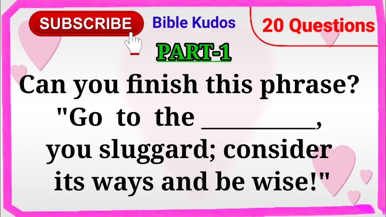 Finish Biblical Animals, Birds & Bugs (Part-1) || 20 Challenging Fill In The Blanks || Animals Quiz