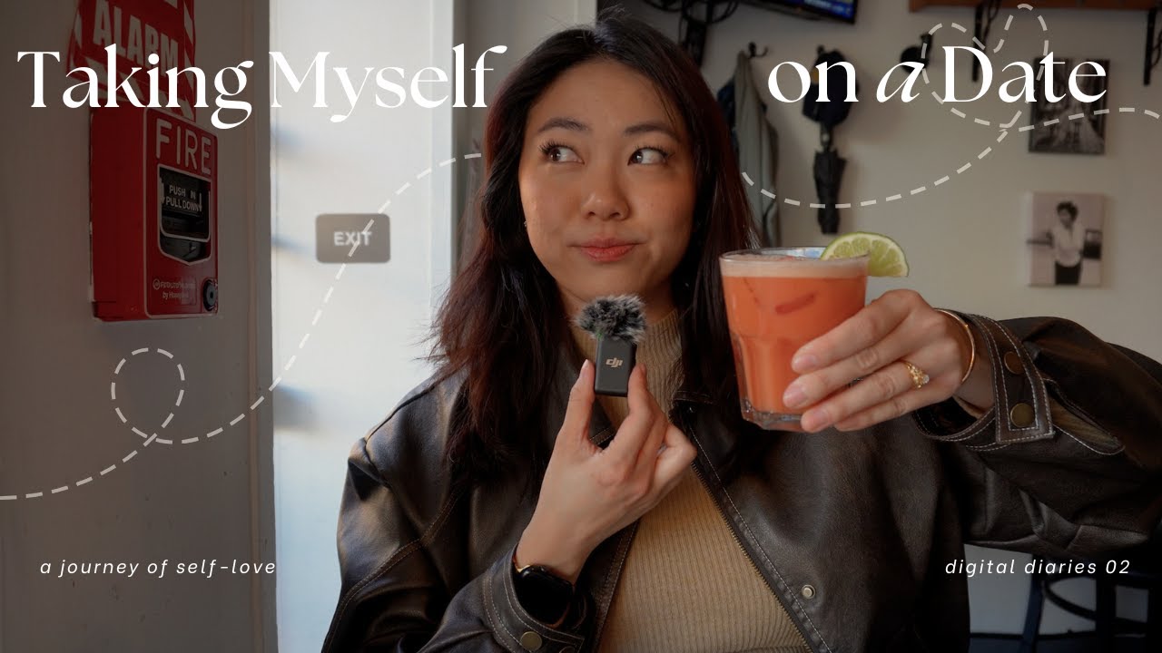 Taking myself on a date | confidence tips, solo date ideas, self-love vlog 💝