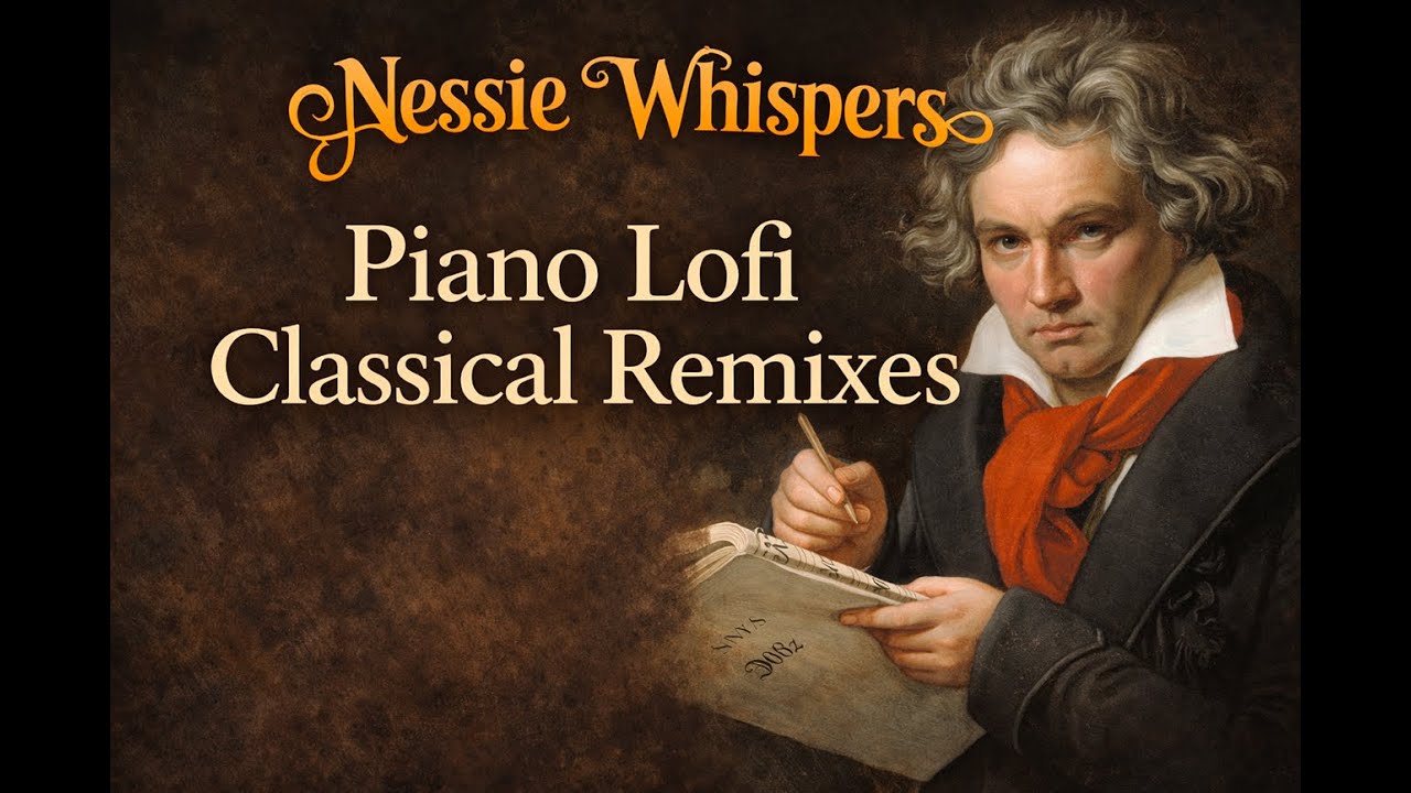 Piano Lofi Classical Remixes for Focus, Study, and Late-Night Listening | Nessie Whispers