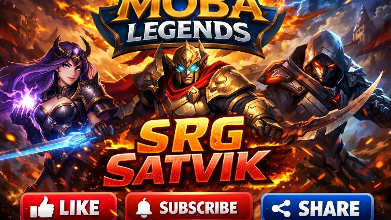 SRG SATVIK | Epic MOBA Legends Gameplay 🔥 Rank Push