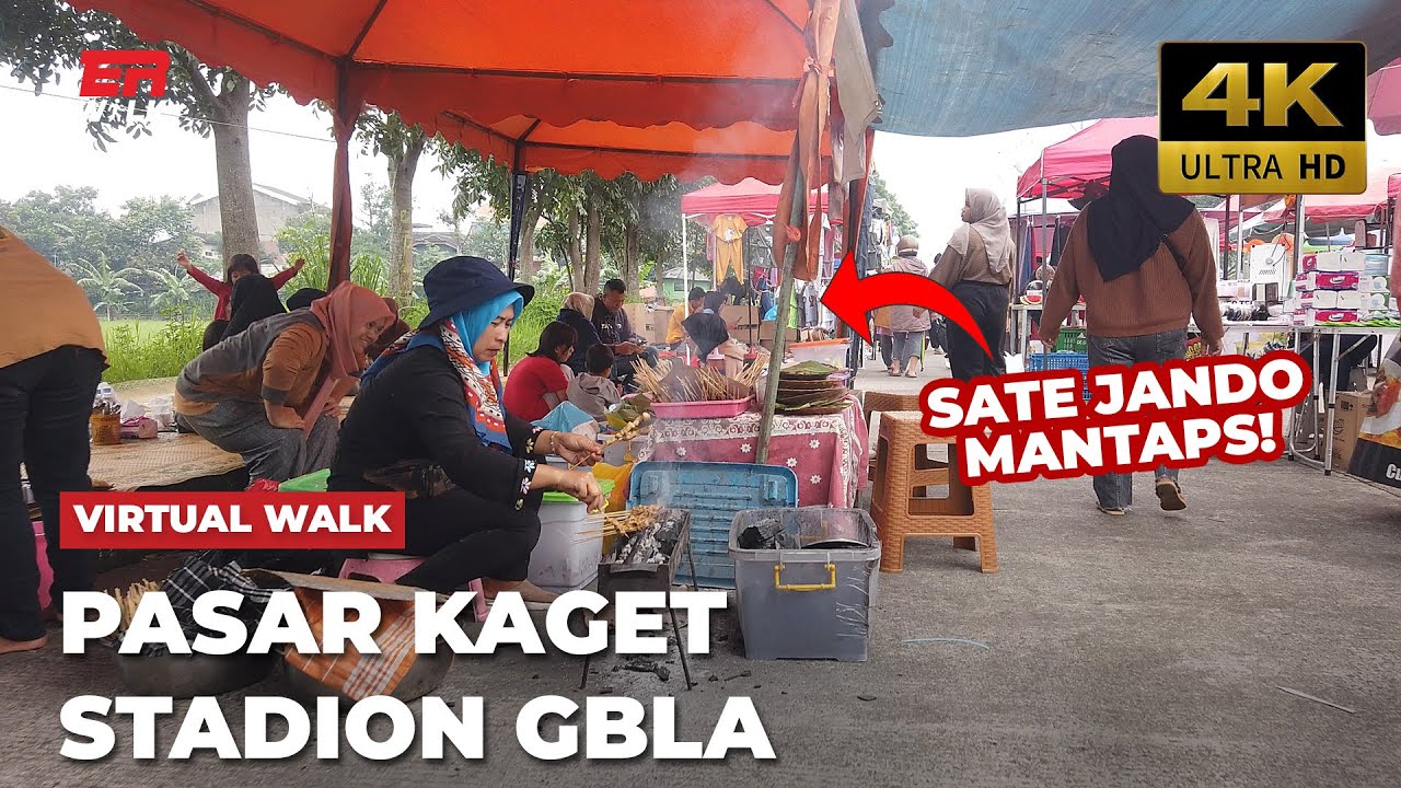 RAMAI! Menjelang Bulan Puasa Ramadhan di Pasar Kaget Stadion GBLA Gedebage | 