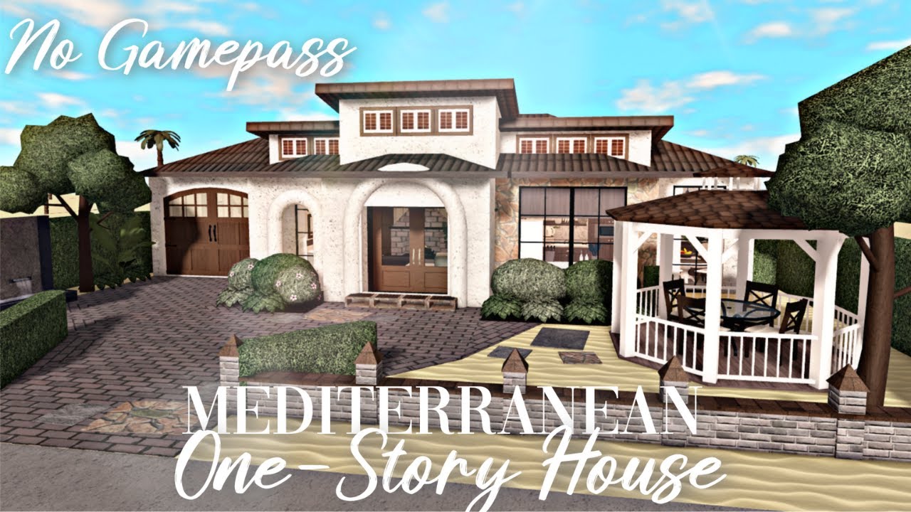 Roblox Bloxburg - No Gamepass Spanish House - Minami Oroi