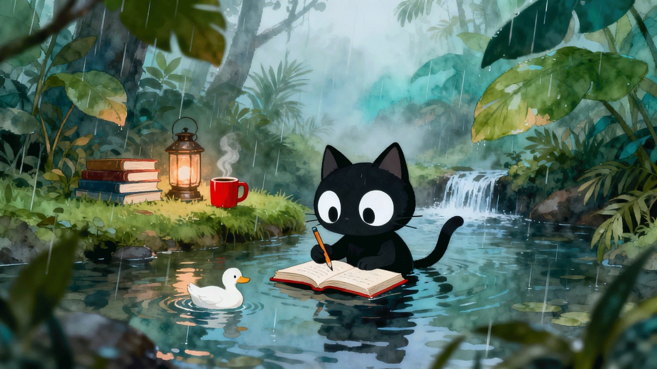 Dream big, Start small, Act now  🏡 Cozy Lake Cabin Lo-fi Jazz for Study, Focus