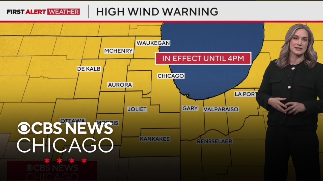 High Wind Warning in effect on Friday in Chicago