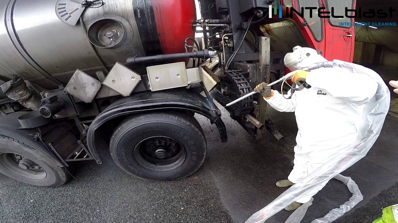 Intelblast dry ice blasting Bitumen