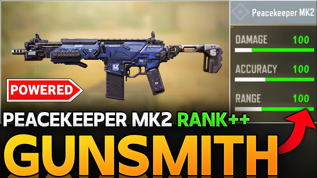 MOST UNDERRATED SLAYER OF ALL TIME BEST PEACEKEEPER MK2 GUNSMITH IN CALL OF DUTY MOBILE|