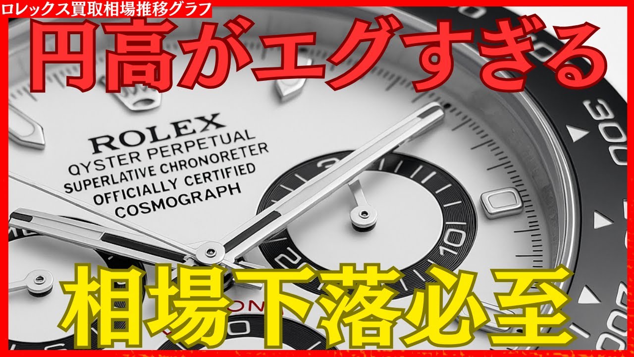 【緊急】ロレックス相場下落が始まってます......