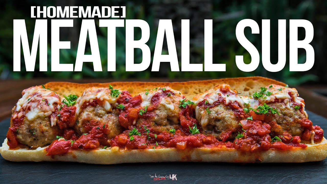 The Best Meatball Sub Recipe | SAM THE COOKING GUY 4K