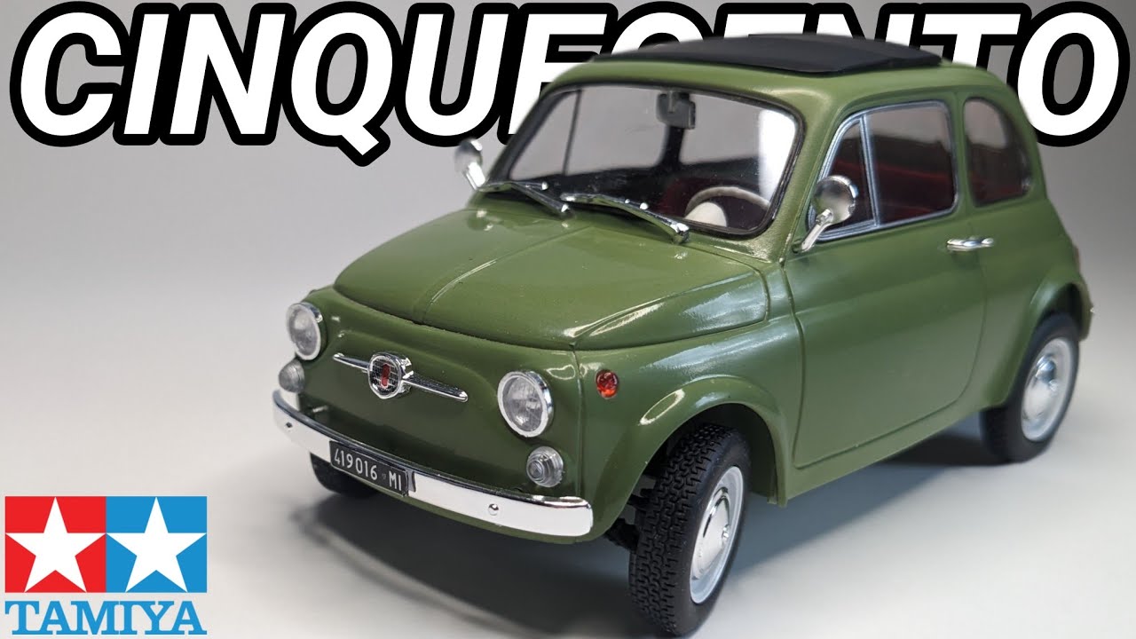 Fiat 500F — 1/24 Tamiya — Как построить Cinquecento — народный автомобиль Италии