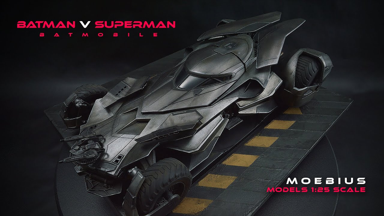 Batman v Superman Batmobile  Moebius Models 1:25 Scale  Part 01