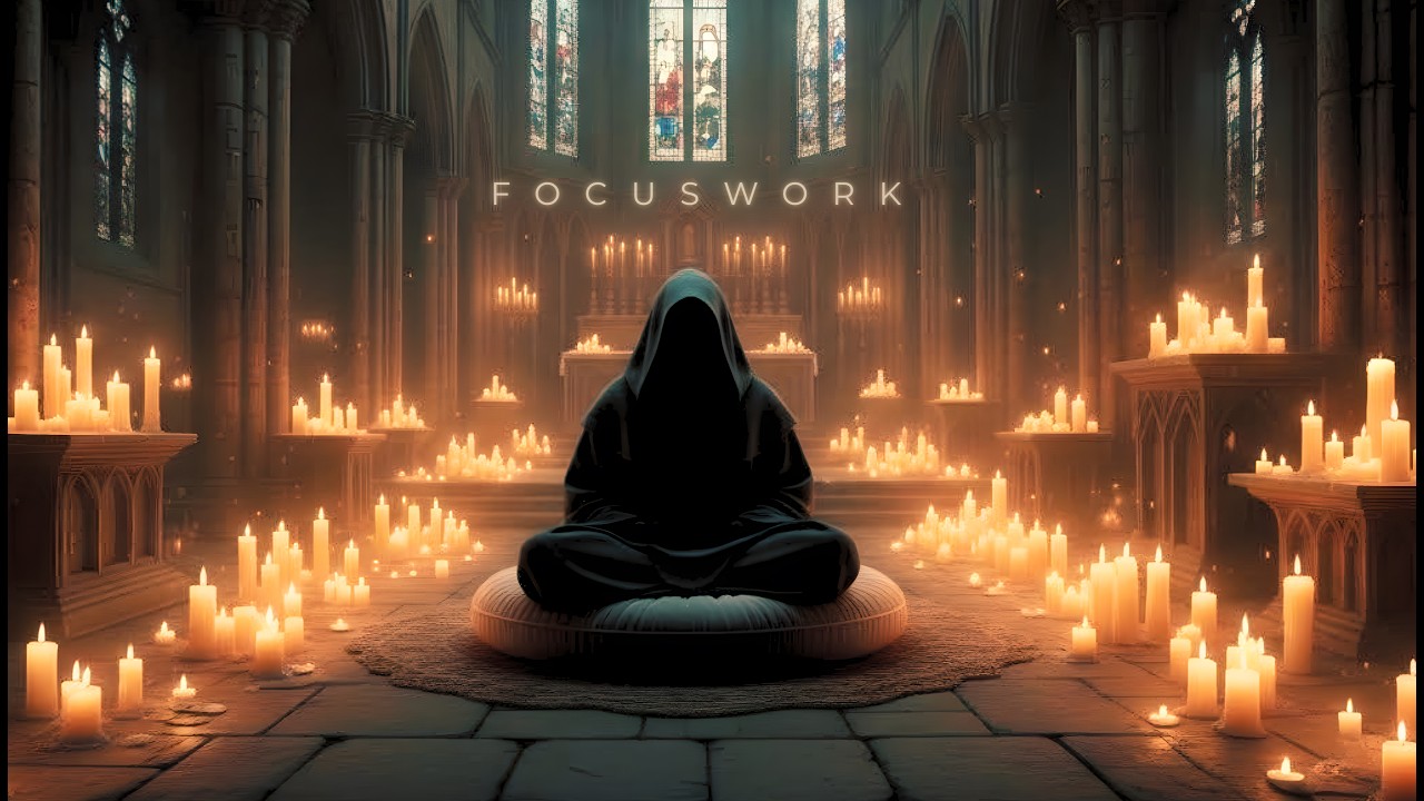 Deep Cathedral Focus | Gregorian Chant & Candle Light for Uninterrupted Work