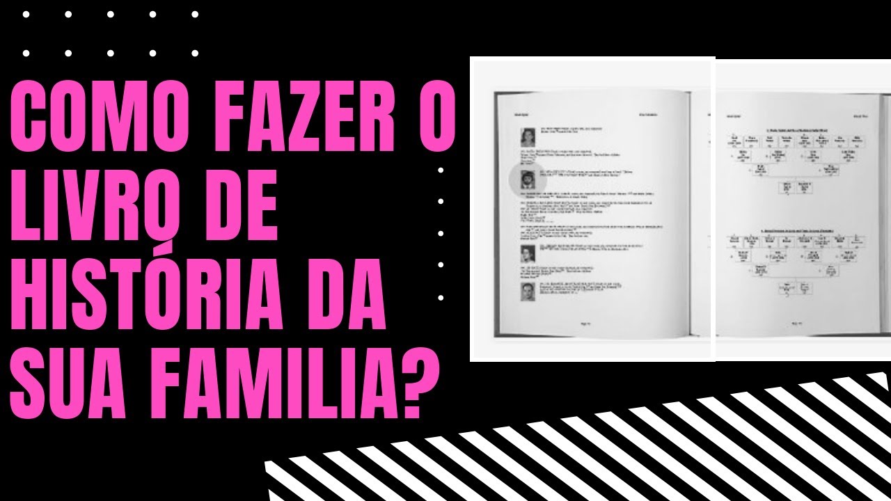 COMO ESCREVER UM LIVRO  DA HISTORIA DE SUA FAMILIA |Como criar um livro de árvore genealógica?