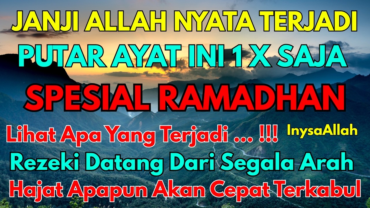 Bacaan Dahsyat! Satu Kali Putar Bisa Datangkan Kekayaan , Dzikir Bulan Ramadhan Pembuka Rezeki
