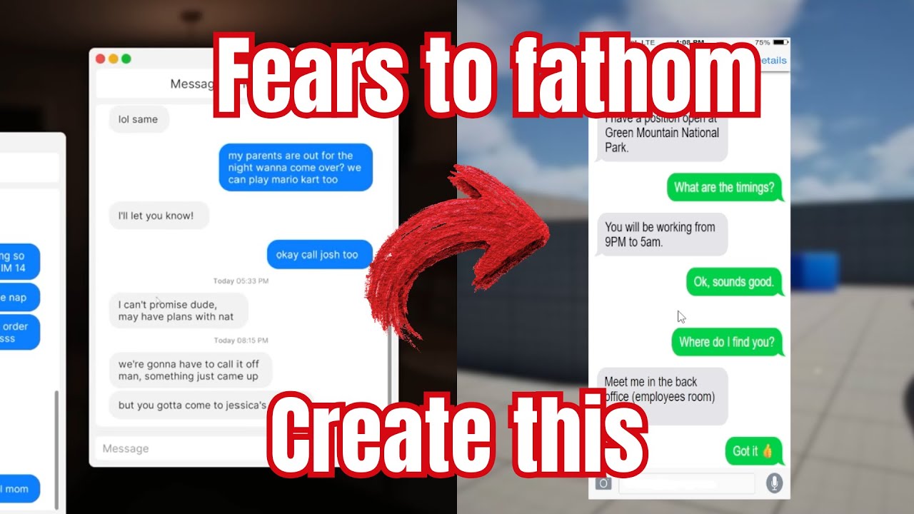 Make a Realistic TEXT MESSAGE System in UE5 | Fears to Fathom Horror Tutorial