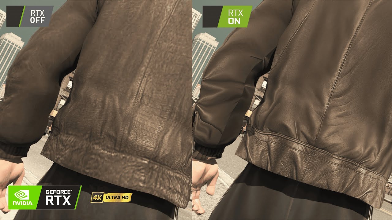 Grand Theft Auto 4 RTX Remix Path Tracing - 4K Textures Warcaco Graphics mod