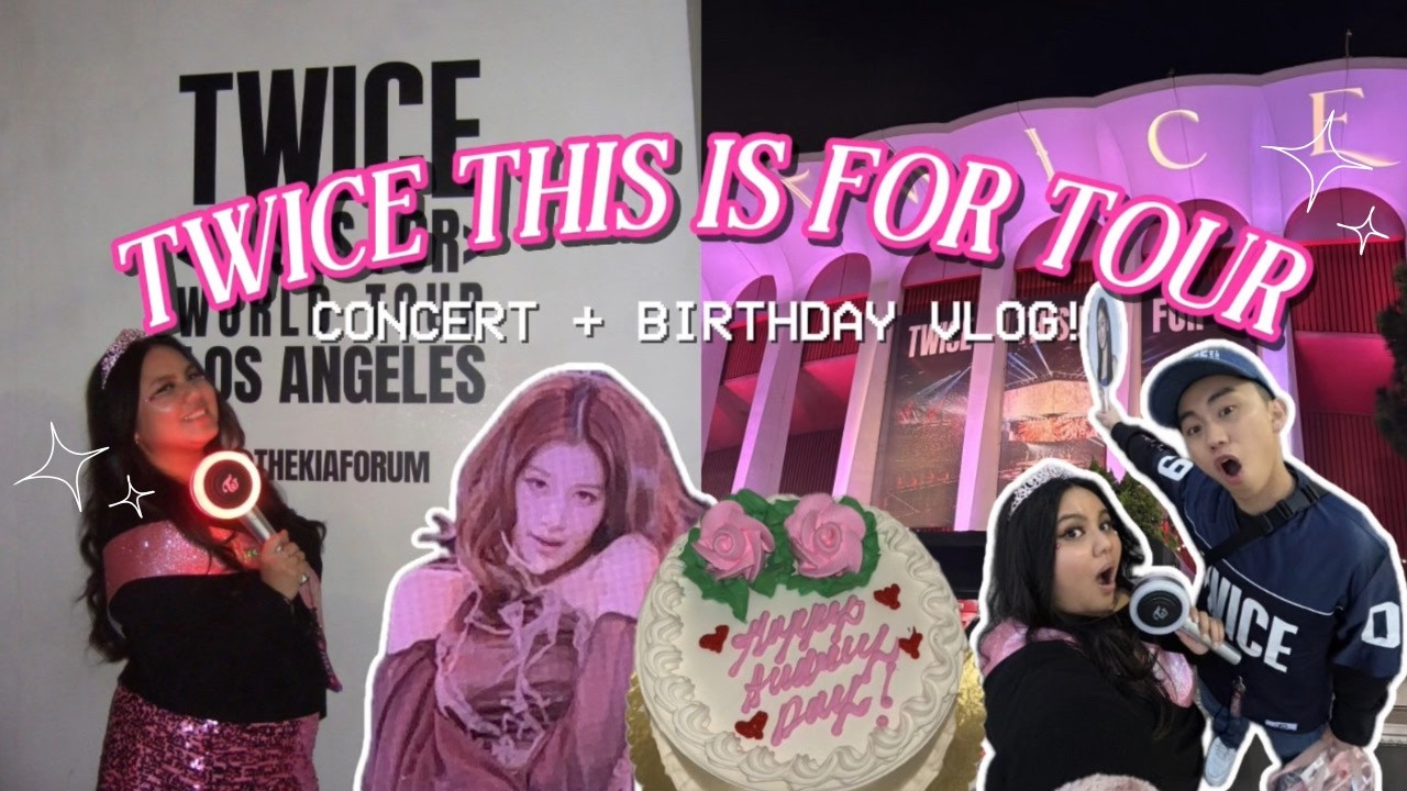 I SPENT MY BIRTHDAY WITH TWICE! | twice this is for concert + birthday vlog! ⋆˙⟡