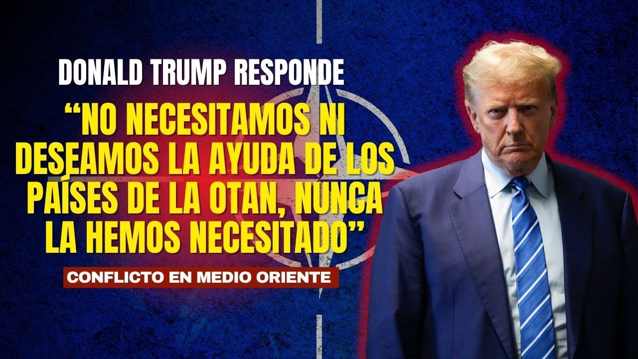 “No necesitamos ni deseamos la ayuda de los países de la OTAN, nunca la hemos necesitado”: Trump