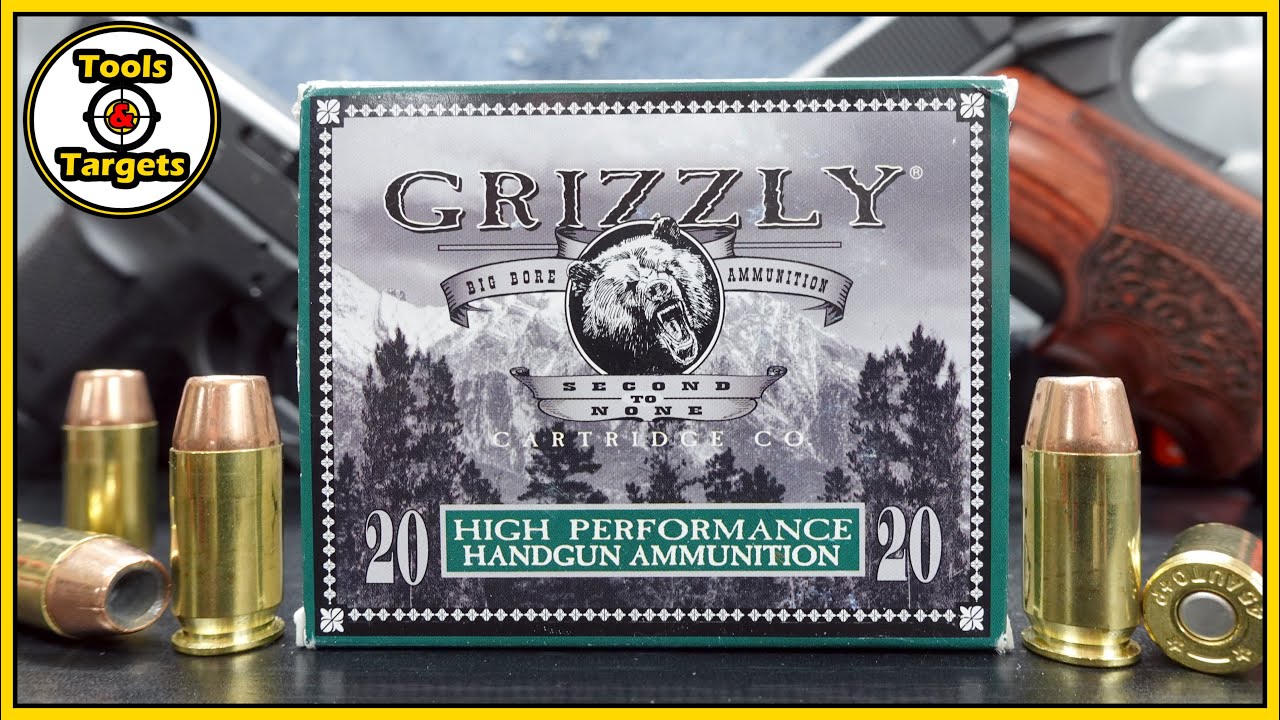 WOW!...Grizzly .45 ACP +P Self-Defense AMMO Ballistic Gel Test & Review!