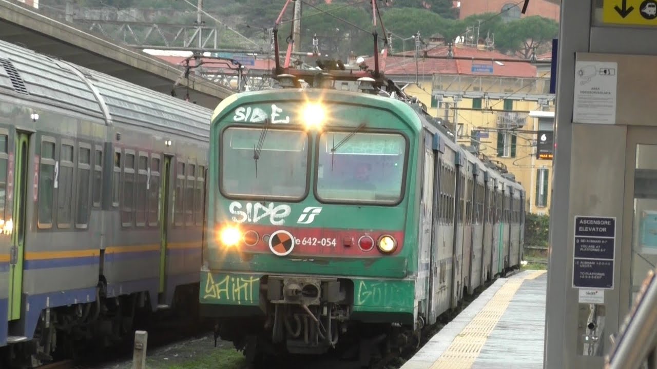 Treni di tutti i tipi nel nodo spezzino, STAZIONE DI LA SPEZIA CENTRALE!