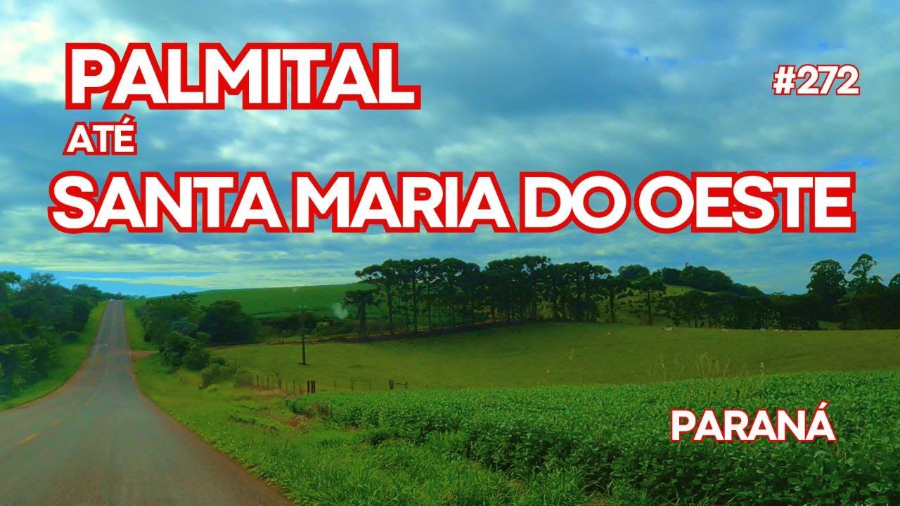PALMITAL até SANTA MARIA DO OESTE PR  #272