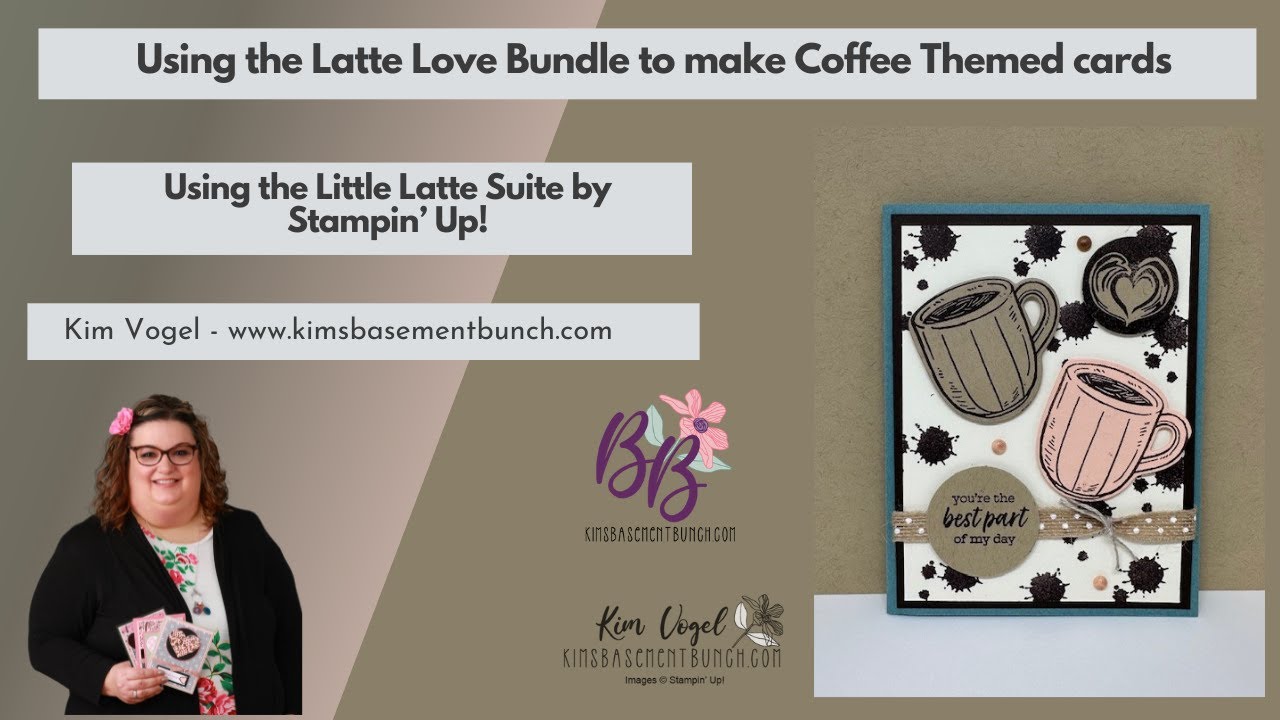 Using the Latte Love Bundle by Stampin' Up! to make some quick and easy cards!