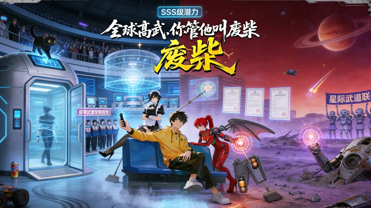 【FULL】《全球高武，你管他叫廢柴》靈能為0的廢柴外賣員夏元，身邊跟著SSS級女僕，還能嚇退S級獸王？高武世界無人知曉，這個窮小子的真實身份，是足以毀滅世界的五S級恐怖存在！ #逆袭#漫画